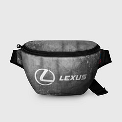Поясная сумка Lexus - grey gradient по-горизонтали, цвет: 3D-принт