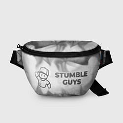 Поясная сумка Stumble Guys - white gradient по-горизонтали, цвет: 3D-принт