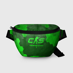 Поясная сумка Counter-Strike 2 - green gradient