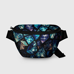 Поясная сумка Текстура драгоценных камней, цвет: 3D-принт