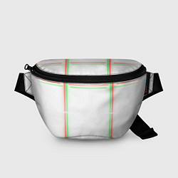 Поясная сумка Neon light green red, цвет: 3D-принт