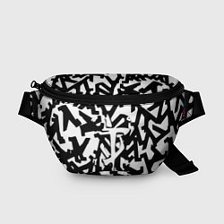 Поясная сумка Doom x half life pattern, цвет: 3D-принт