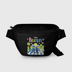 Поясная сумка The Beatles, мультяшный стиль, цвет: 3D-принт