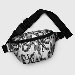 Поясная сумка Junji Ito Death Stranding Tomie and octopus patter, цвет: 3D-принт — фото 2