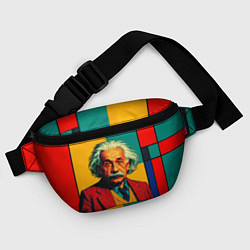Поясная сумка Эйнштейн поп-арт, цвет: 3D-принт — фото 2