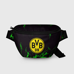 Поясная сумка Borussia зелёный огонь, цвет: 3D-принт