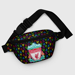 Поясная сумка Liverpool pattern neon, цвет: 3D-принт — фото 2