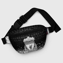 Поясная сумка Liverpool японские символы краски, цвет: 3D-принт — фото 2