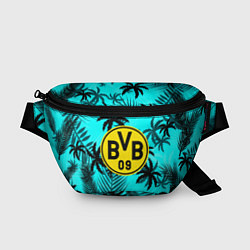 Поясная сумка Borussia неоновые тропики гта, цвет: 3D-принт