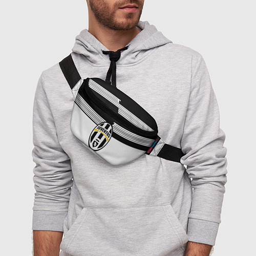 Поясная сумка Juventus полосы линии / 3D-принт – фото 3
