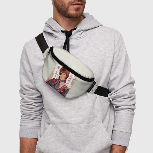 Поясная сумка David Bowie Rebel Rebel / 3D-принт – фото 3