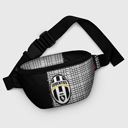 Поясная сумка Ювентус текстура геометрия, цвет: 3D-принт — фото 2