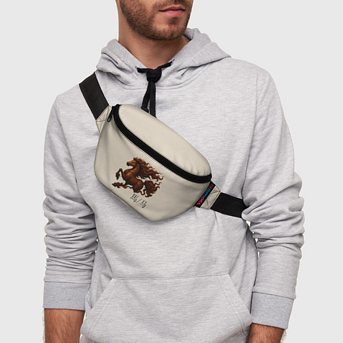 Поясная сумка Конь врывается в новый год / 3D-принт – фото 3