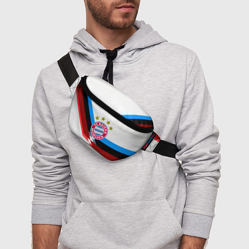 Поясная сумка Бавария Мюнхен геометрия спорт / 3D-принт – фото 3