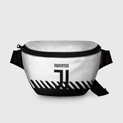 Поясная сумка Ювентус полосы геометрия линии, цвет: 3D-принт