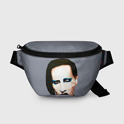 Поясная сумка Mаrilyn Manson Art, цвет: 3D-принт