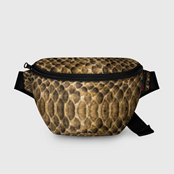 Поясная сумка Змеиная кожа, цвет: 3D-принт
