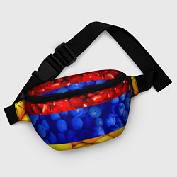 Поясная сумка Флаг Армении, цвет: 3D-принт — фото 2