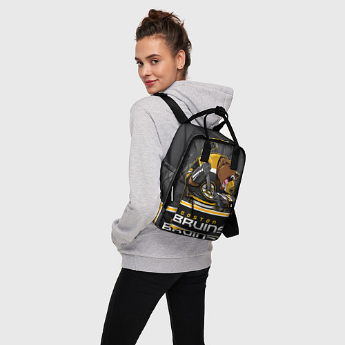 Женский рюкзак Boston Bruins / 3D-принт – фото 3