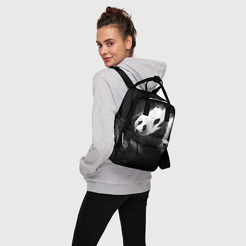 Женский рюкзак Молочная панда / 3D-принт – фото 3