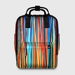 Рюкзак женский Colored stripes, цвет: 3D-принт