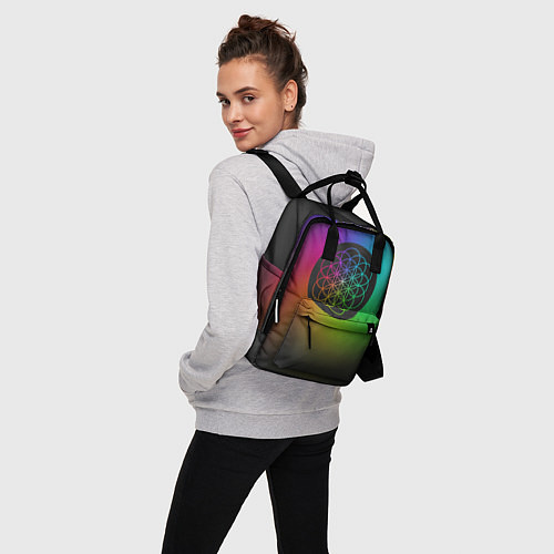 Женский рюкзак Coldplay Colour / 3D-принт – фото 3