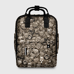 Рюкзак женский Зомби котики, цвет: 3D-принт