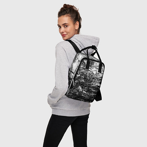 Женский рюкзак Краска и потертости! / 3D-принт – фото 3