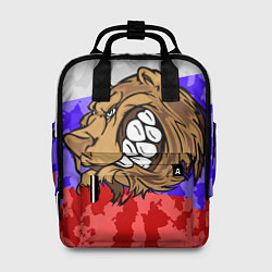 Рюкзак женский Русский Медведь, цвет: 3D-принт