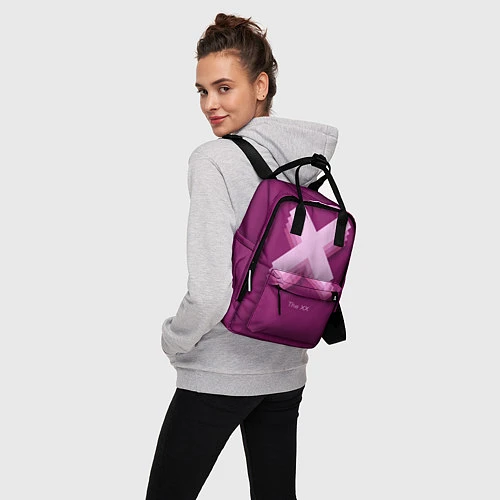 Женский рюкзак The XX: Purple / 3D-принт – фото 3
