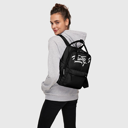 Женский рюкзак Чисто Питер / 3D-принт – фото 3