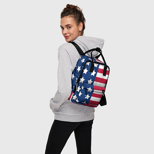 Женский рюкзак USA Flag / 3D-принт – фото 3