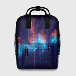 Рюкзак женский Компьютерный код, цвет: 3D-принт