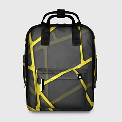 Рюкзак женский Желтая сетка, цвет: 3D-принт