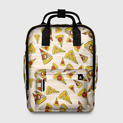 Рюкзак женский Pizza Love, цвет: 3D-принт