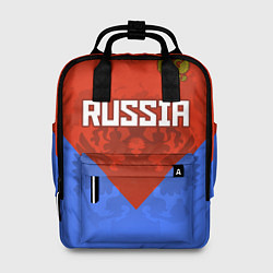 Рюкзак женский Russia Red & Blue, цвет: 3D-принт