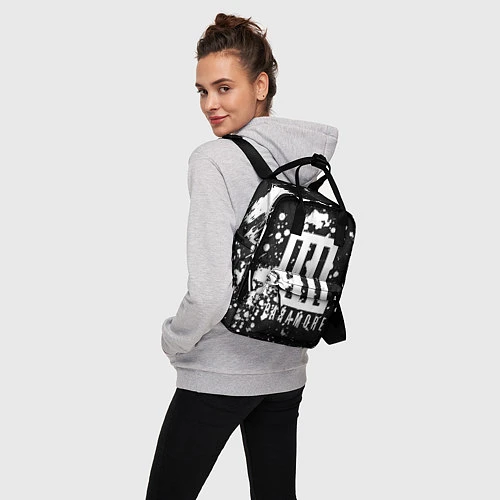 Женский рюкзак Paramore: Black & White / 3D-принт – фото 3