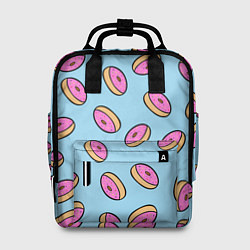 Рюкзак женский Стиль пончиков, цвет: 3D-принт