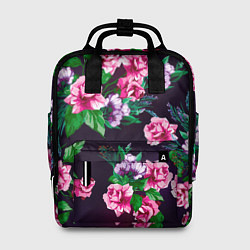 Рюкзак женский Розы во тьме, цвет: 3D-принт