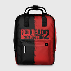Рюкзак женский RDD 2: Black & Red, цвет: 3D-принт