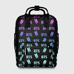 Рюкзак женский BTS: Neon Gradient, цвет: 3D-принт