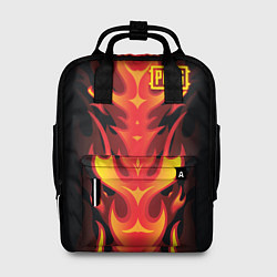 Рюкзак женский PUBG: Hell Flame, цвет: 3D-принт