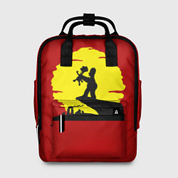 Рюкзак женский Гомер и барт, цвет: 3D-принт
