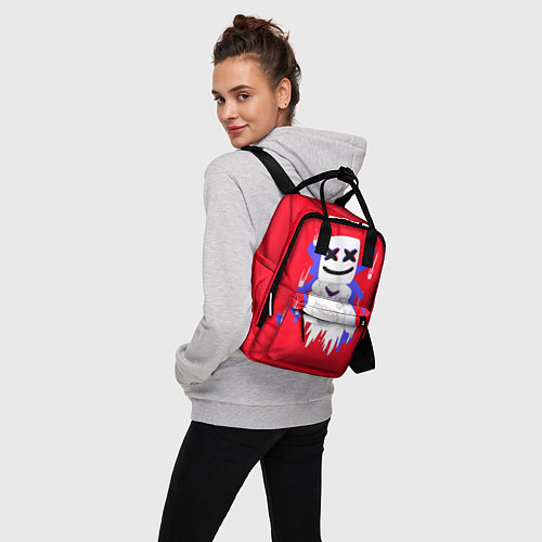 Женский рюкзак Marshmello: New Era / 3D-принт – фото 3