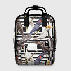 Рюкзак женский Попугаи Какаду, цвет: 3D-принт