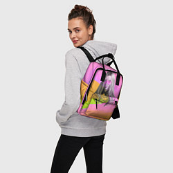 Рюкзак женский Billie Eilish: Pink Fashion, цвет: 3D-принт — фото 2