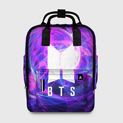 Рюкзак женский BTS: Violet Neon, цвет: 3D-принт