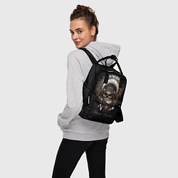 Рюкзак женский Череп с роучем, цвет: 3D-принт — фото 2