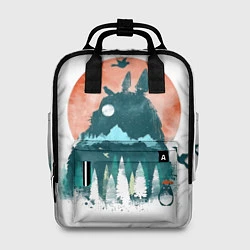 Рюкзак женский Лесной Тоторо, цвет: 3D-принт