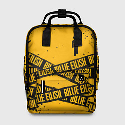 Рюкзак женский BILLIE EILISH: Yellow Tape, цвет: 3D-принт